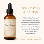 Atlas Amber Silky Body Oil — Warm Amber