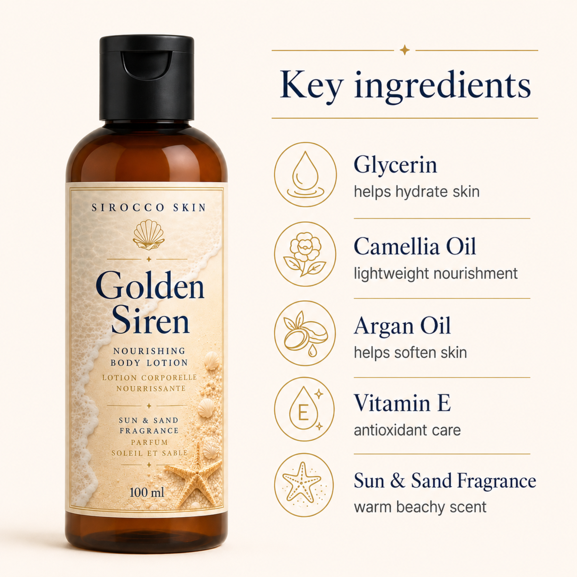 Golden Siren Body Lotion