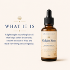 Golden Siren Nourishing Hair Oil – Sun & Sand Scent