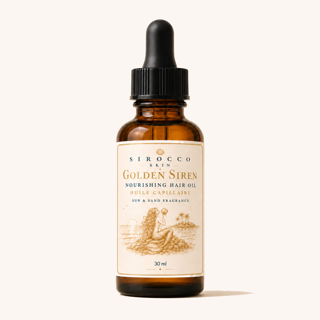 Golden Siren Nourishing Hair Oil – Sun & Sand Scent