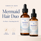 Mermaid Hair Duo – Pre-Wash & Nourishing Hair Oil Set