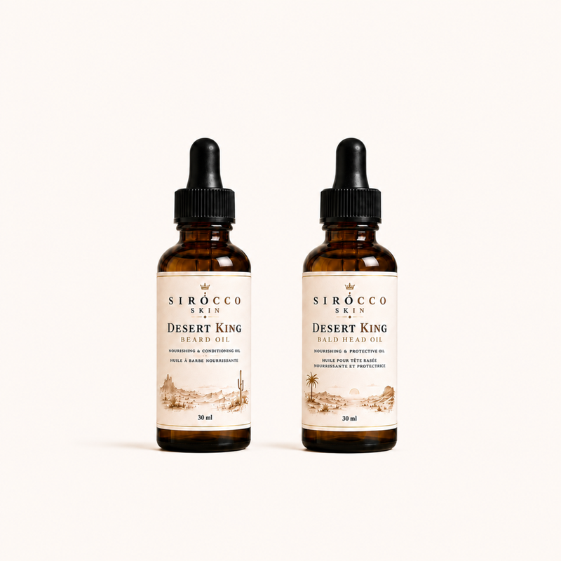 Bald-Headed Kings Duo – Beard Oil + Bald Head Oil Set