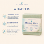 Mermaid Melon Oatmeal & Shea Butter Soap – Handmade Bar Soap