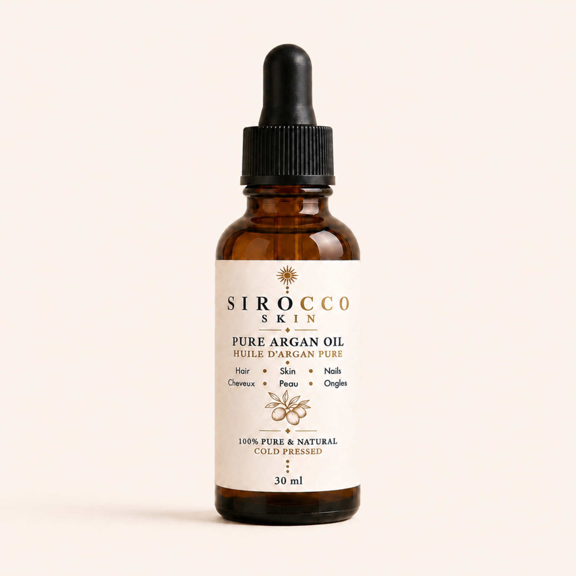 Pure Argan Oil – Face, Hair, Beard & Body Oil