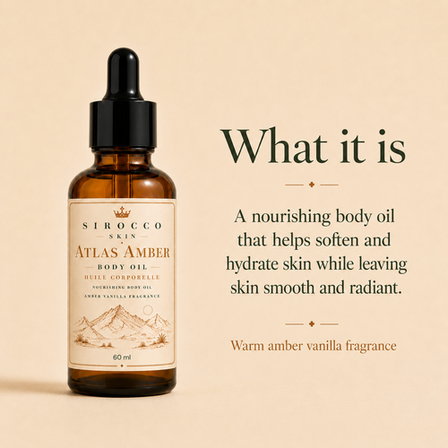 Atlas Amber Silky Body Oil – Nourishing, Glowing & Silky Skin