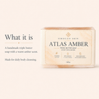 Atlas Amber Triple Butter Soap – Handmade with Argan Oil & Triple Butter