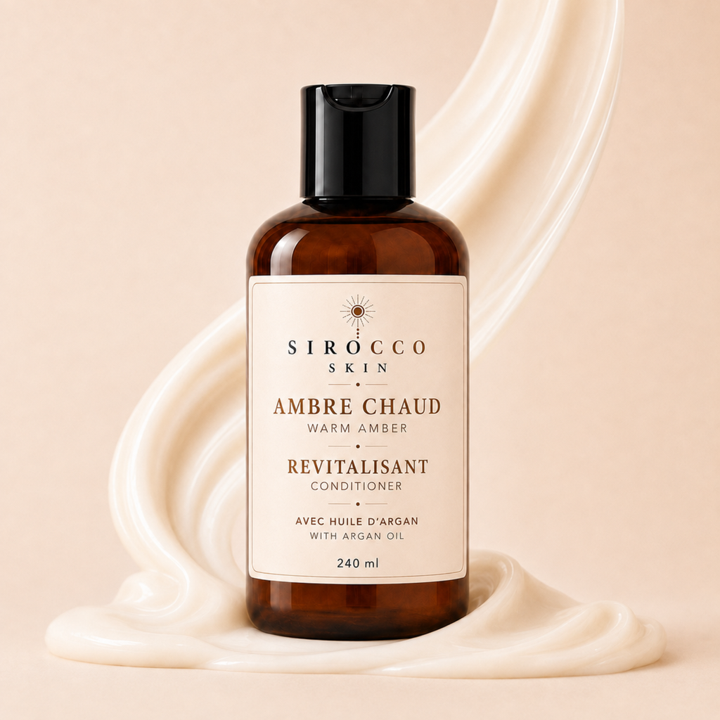 Warm Amber Conditioner with Argan Oil – Softness & Shine