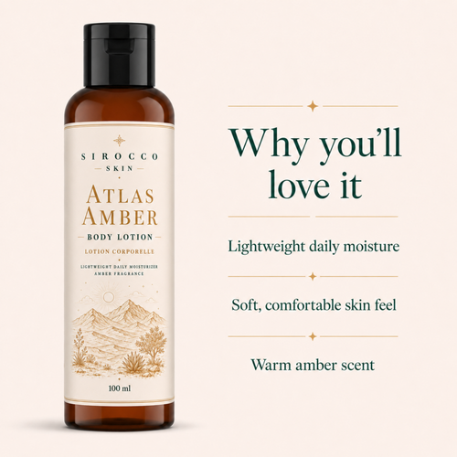 Atlas Amber Body Lotion – Lightweight Daily Moisturizer