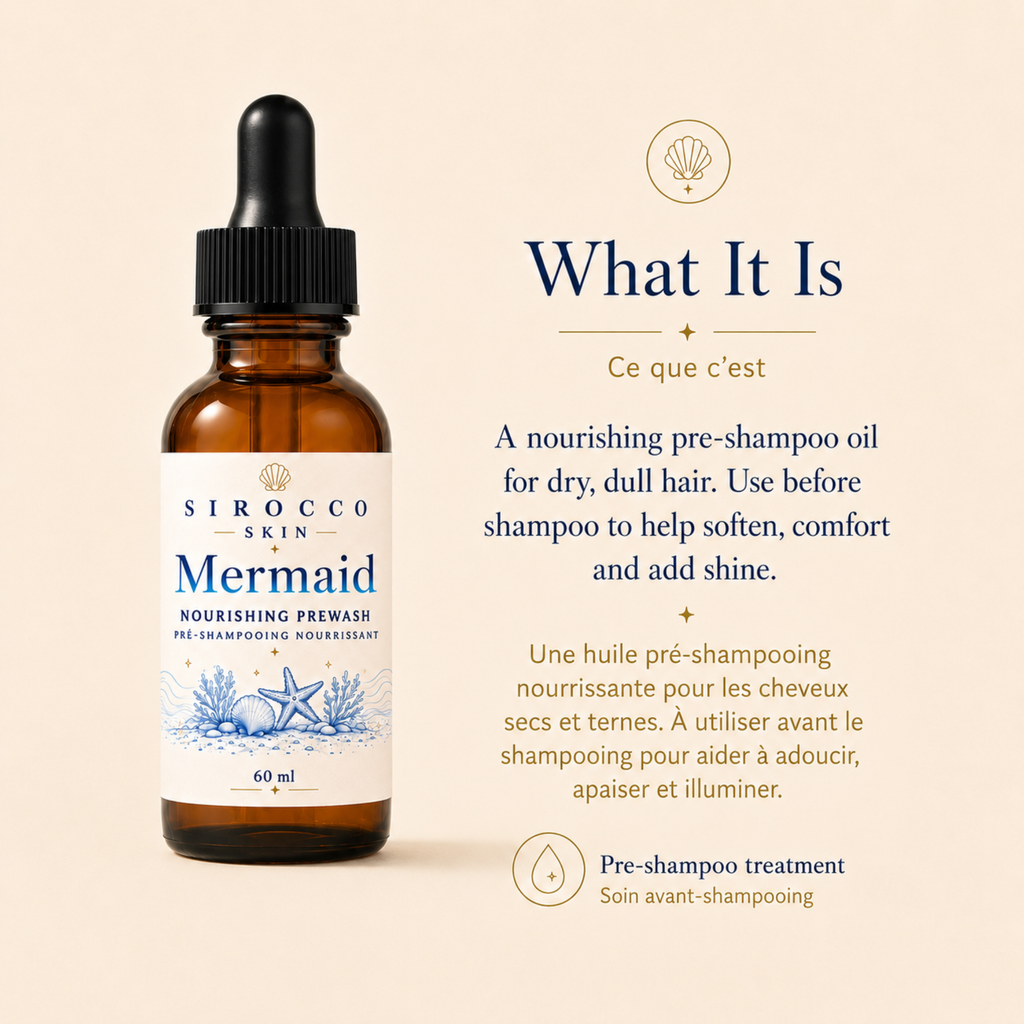 Mermaid Nourishing Prewash – Pre-Shampoo Hair Treatment Oil