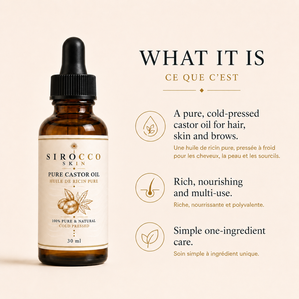 Pure Castor Oil – Hair, Skin, Nails & Cuticles