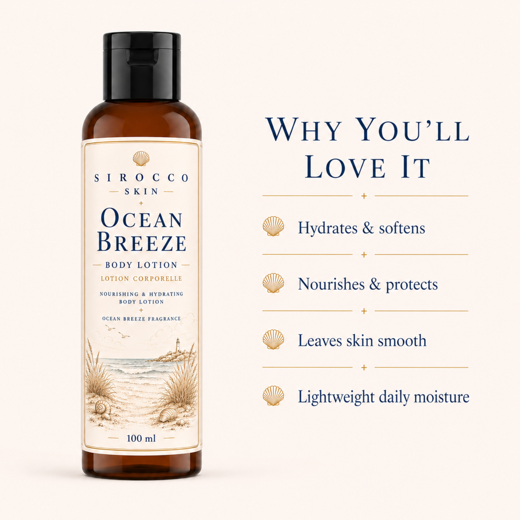 Ocean Breeze Body Lotion – Nourishing & Hydrating