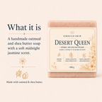 Desert Queen Oatmeal & Shea Butter Soap – Midnight Jasmine Scent