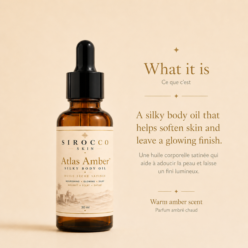 Atlas Amber Silky Body Oil – Nourishing, Glowing & Silky Skin