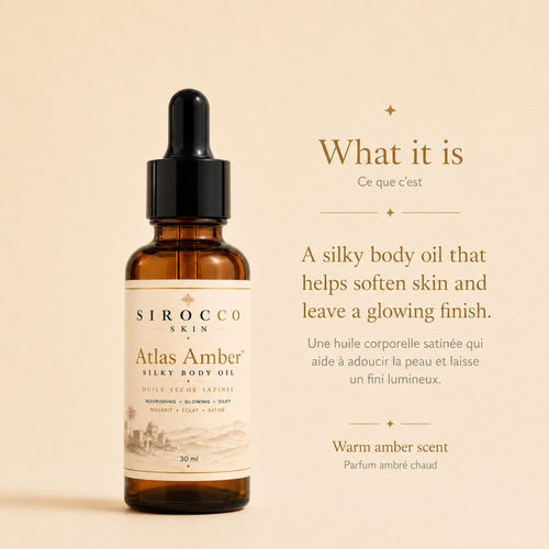 Atlas Amber Silky Body Oil – Nourishing, Glowing & Silky Skin