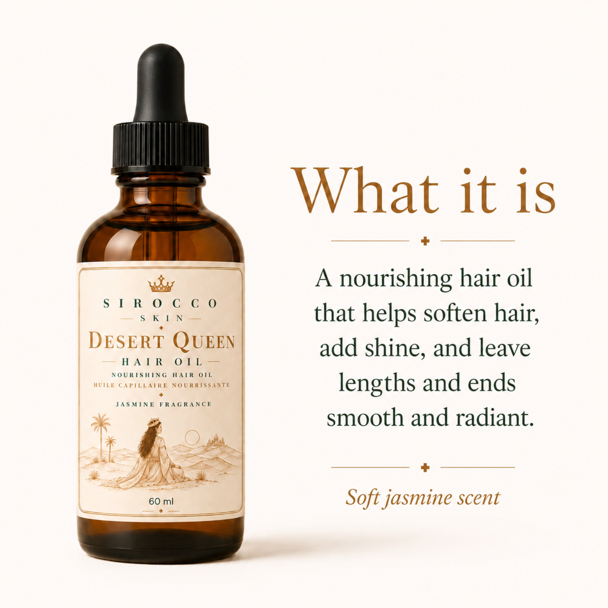 Desert Queen Hair Oil – Nourishing Jasmine Hair Oil