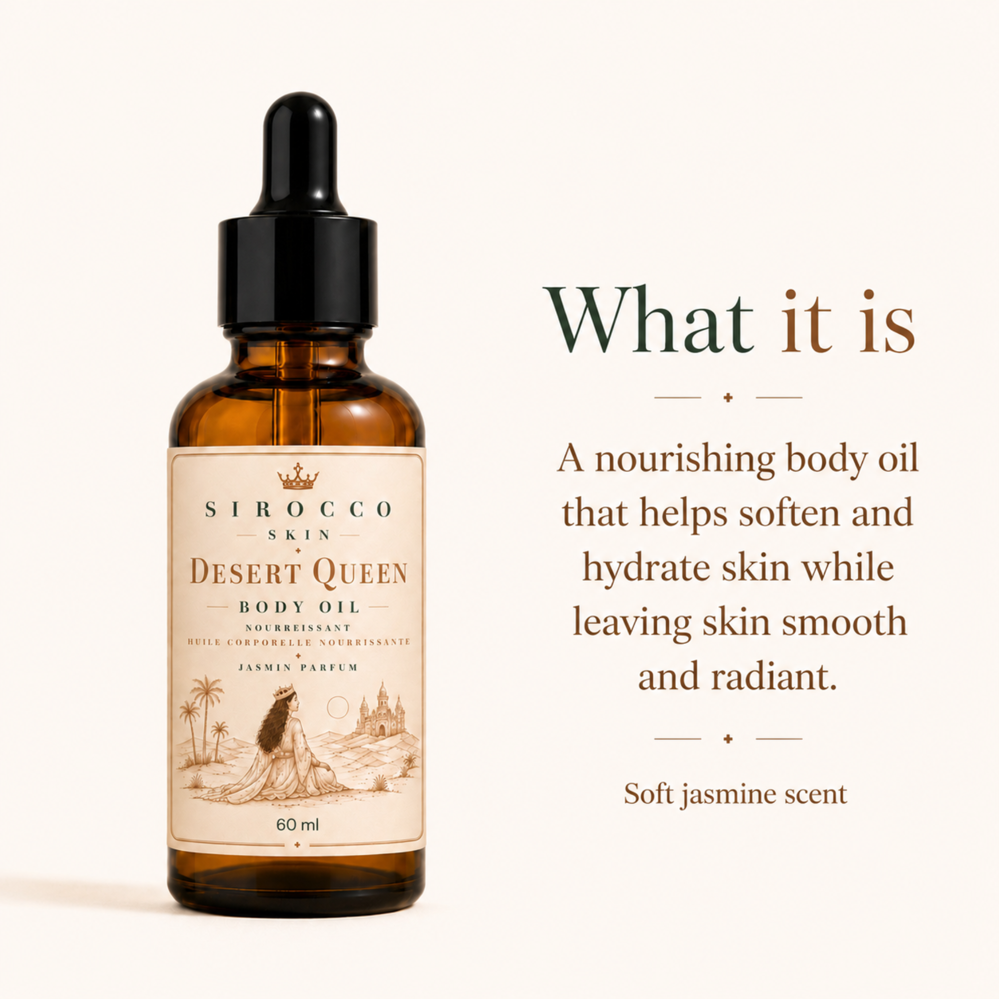Desert Queen Body Oil – Nourishing Jasmine Body Oil