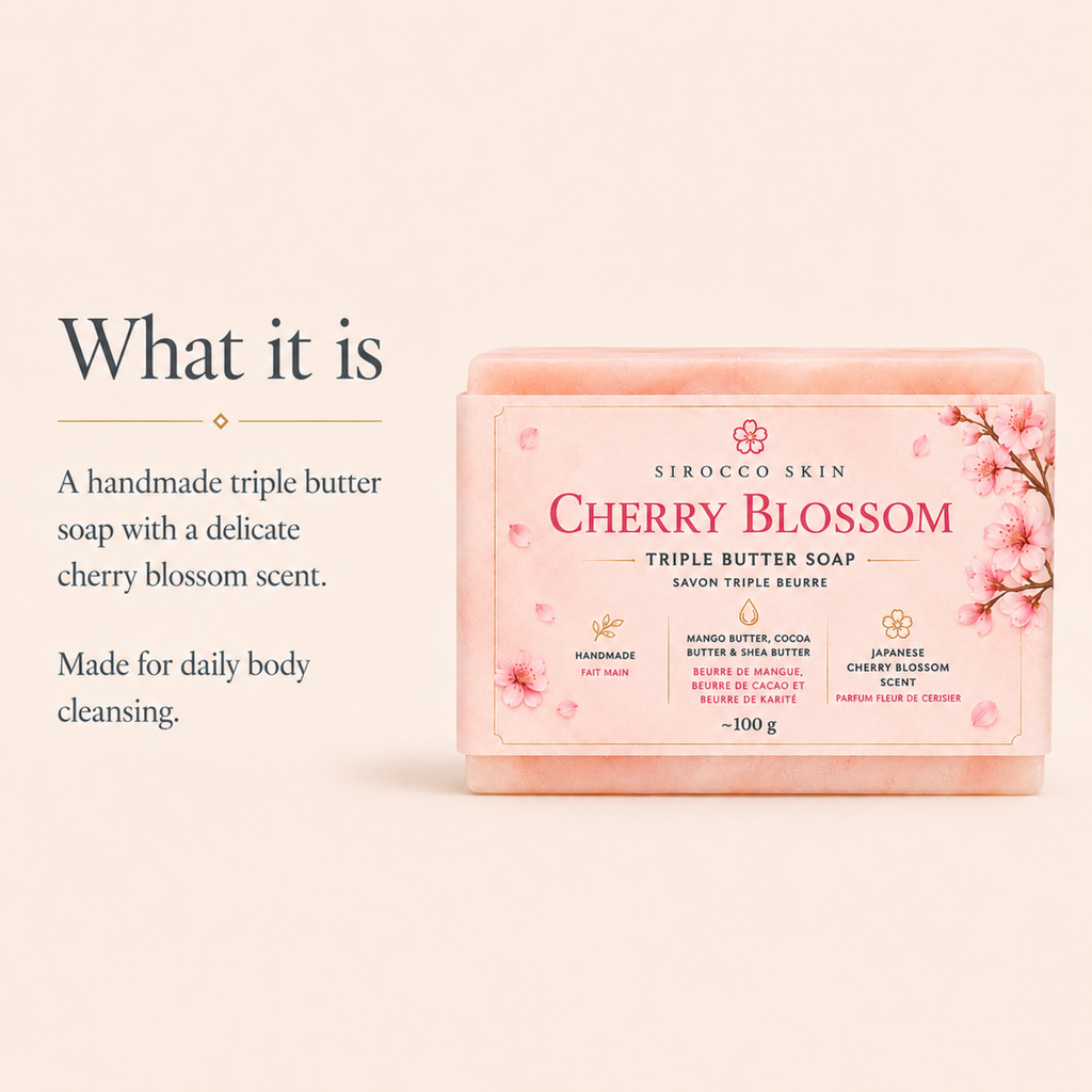 Cherry Blossom Triple Butter Soap