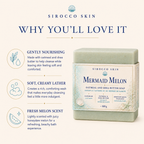 Mermaid Melon Oatmeal & Shea Butter Soap – Handmade Bar Soap