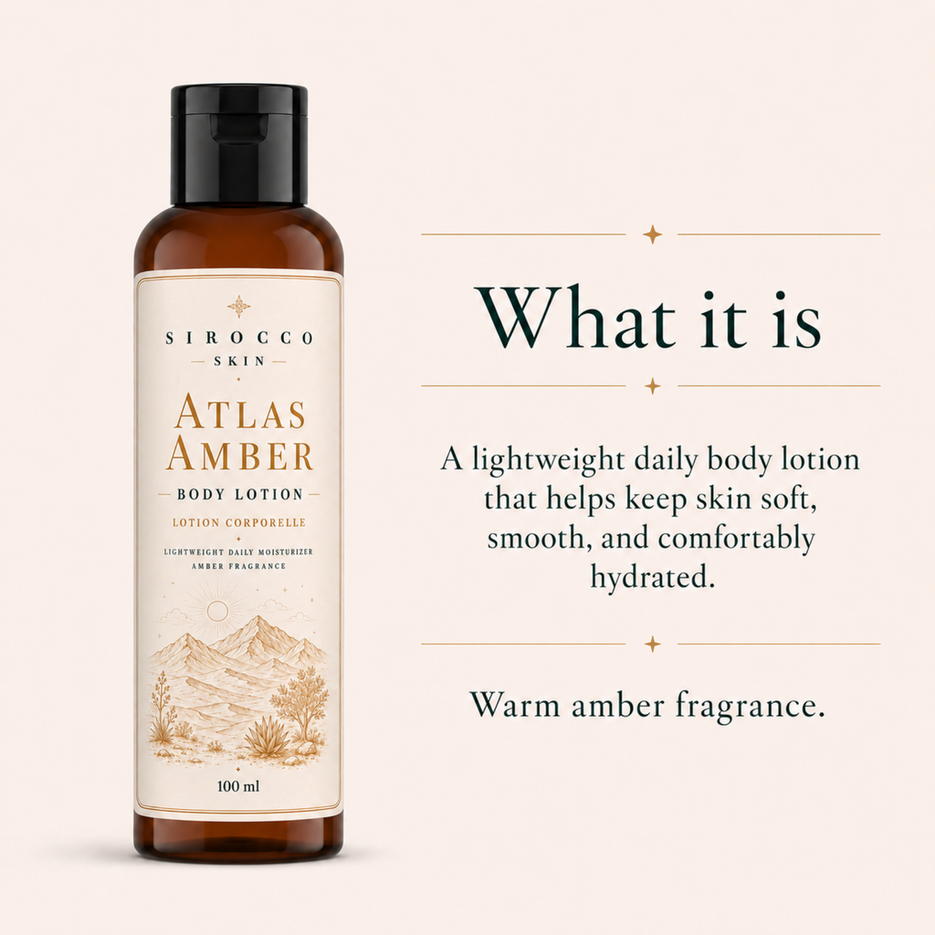 Atlas Amber Body Lotion – Lightweight Daily Moisturizer