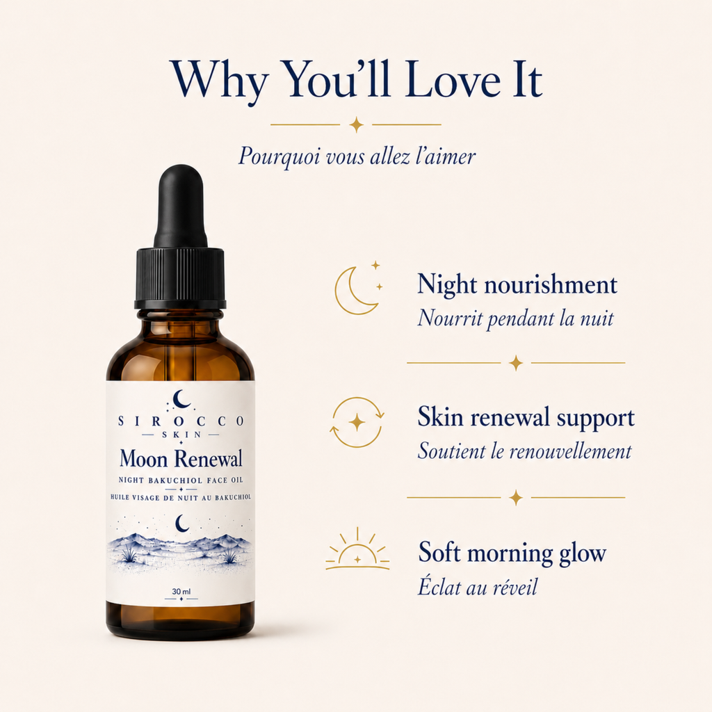 Moon Renewal – Night Bakuchiol Face Oil