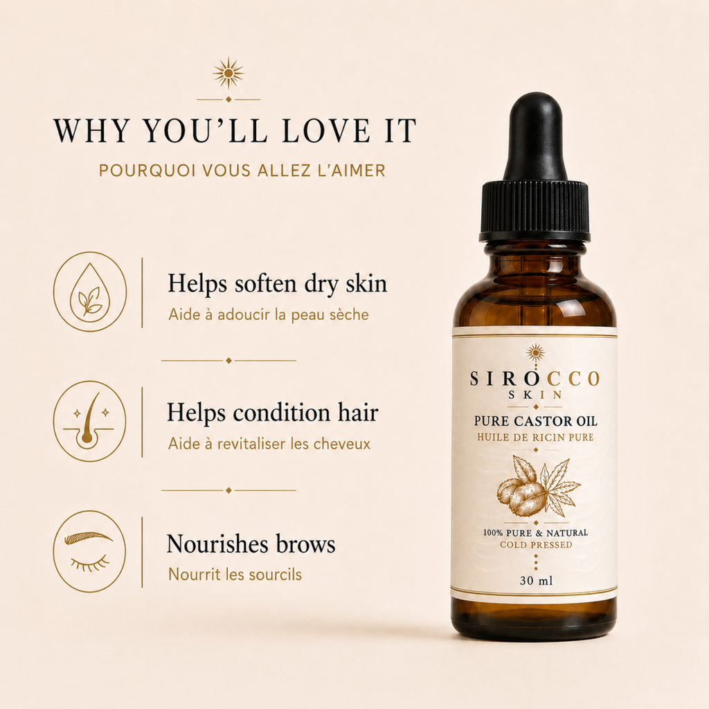 Pure Castor Oil – Hair, Skin, Nails & Cuticles