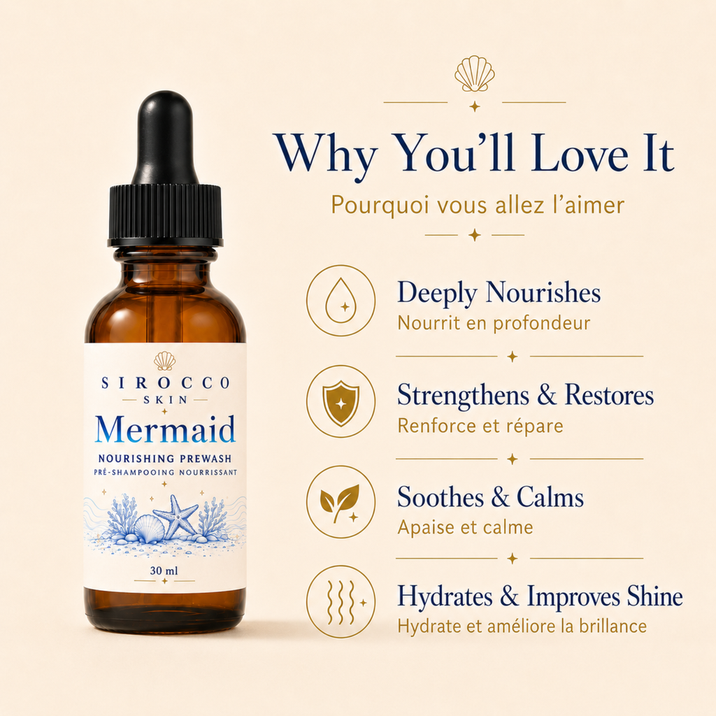 Mermaid Nourishing Prewash – Pre-Shampoo Hair Treatment Oil