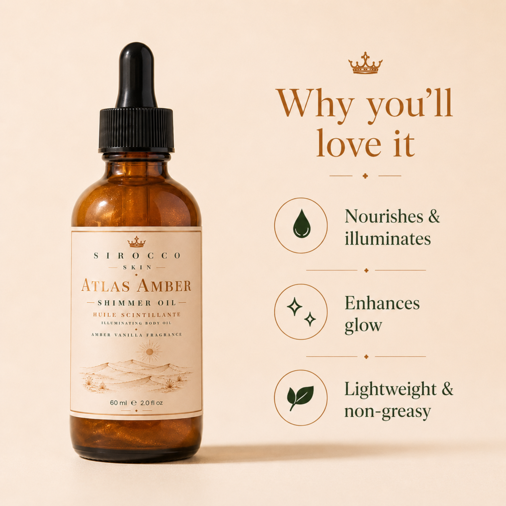 Atlas Amber Shimmer Oil