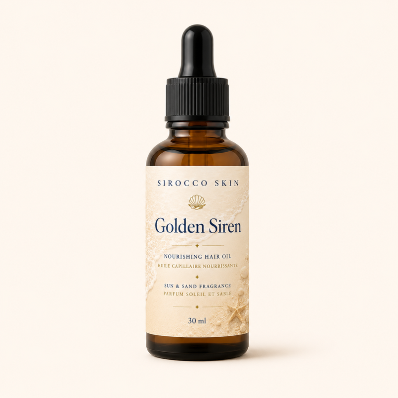 Golden Siren Nourishing Hair Oil – Sun & Sand Scent