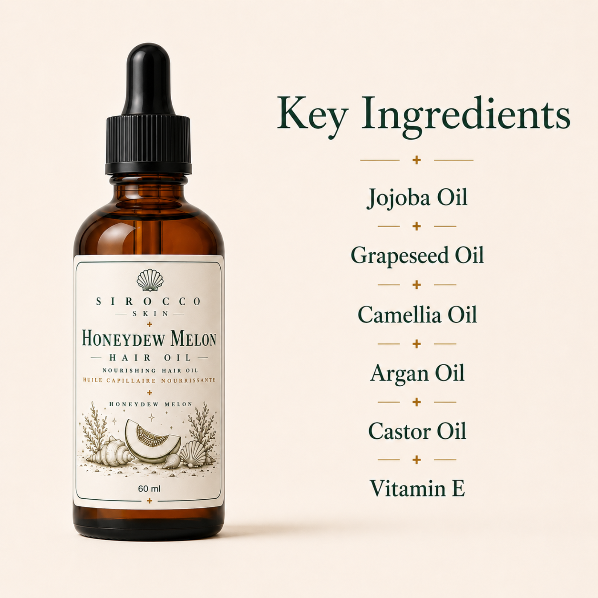 Mermaid Melon Hair Oil – Nourishing Hair Oil