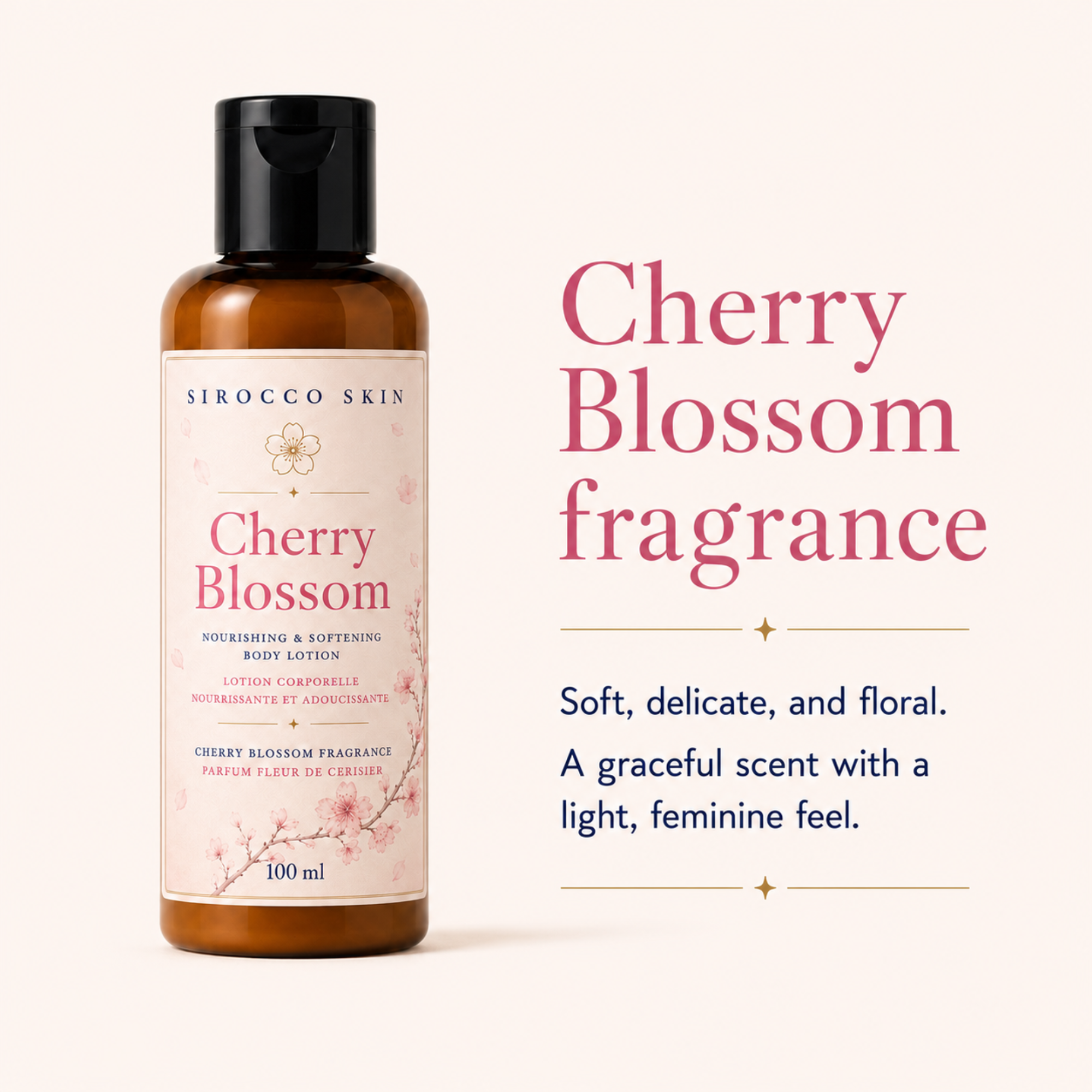 Cherry Blossom Body Lotion – Nourishing & Softening Daily Body Lotion