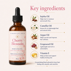 Cherry Blossom Hair Silk Oil – Smooths Frizz & Adds Shine
