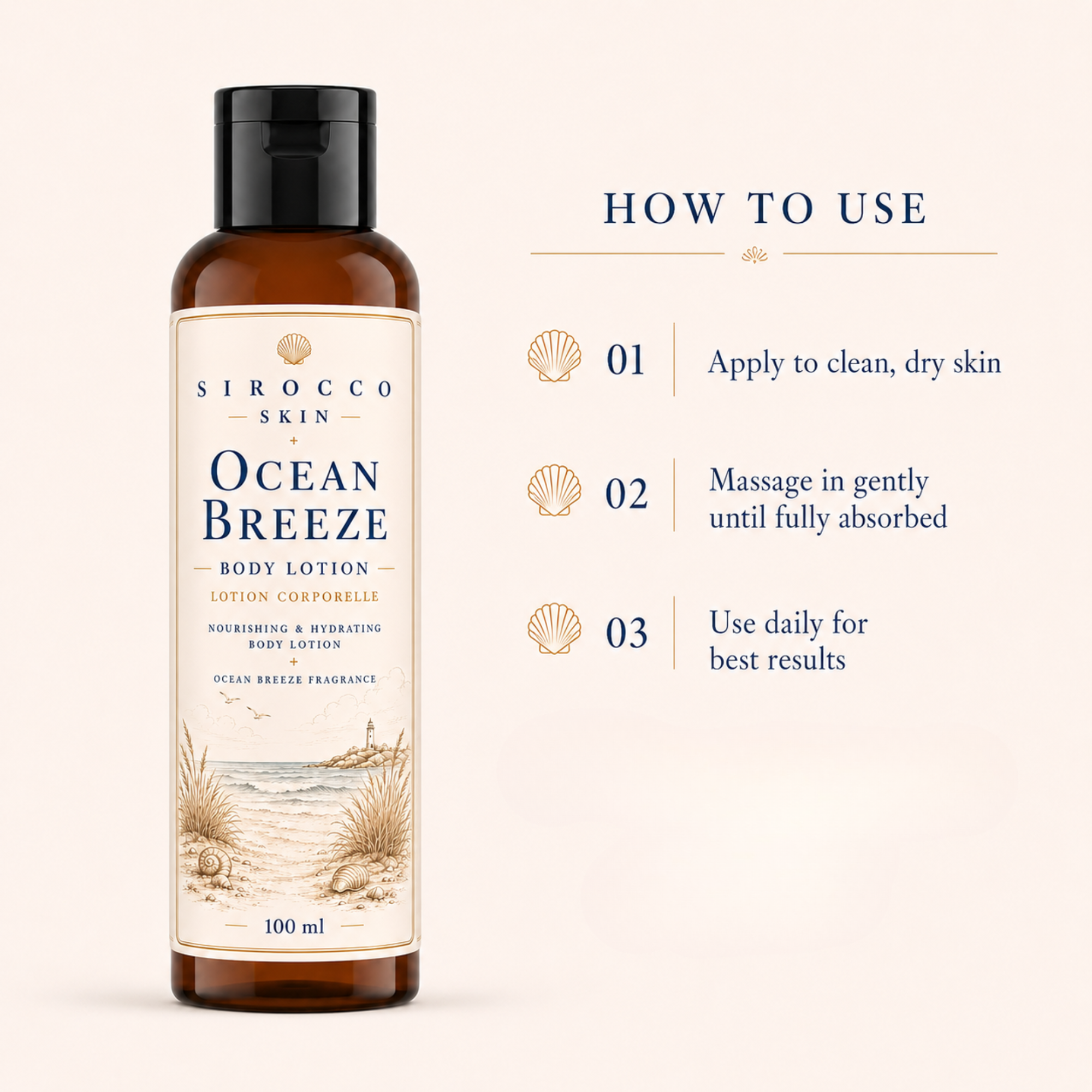 Ocean Breeze Body Lotion – Nourishing & Hydrating