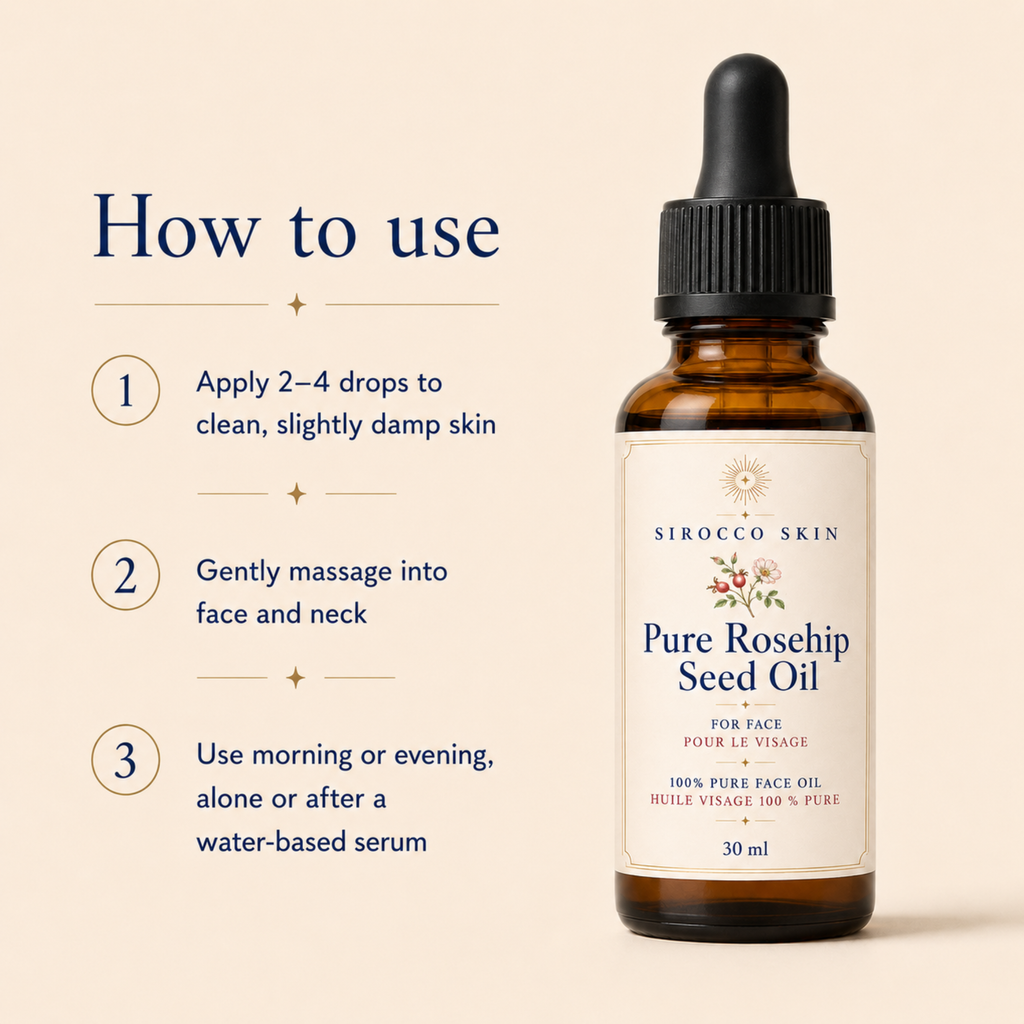 Pure Rosehip Seed Oil | Sirocco Skin