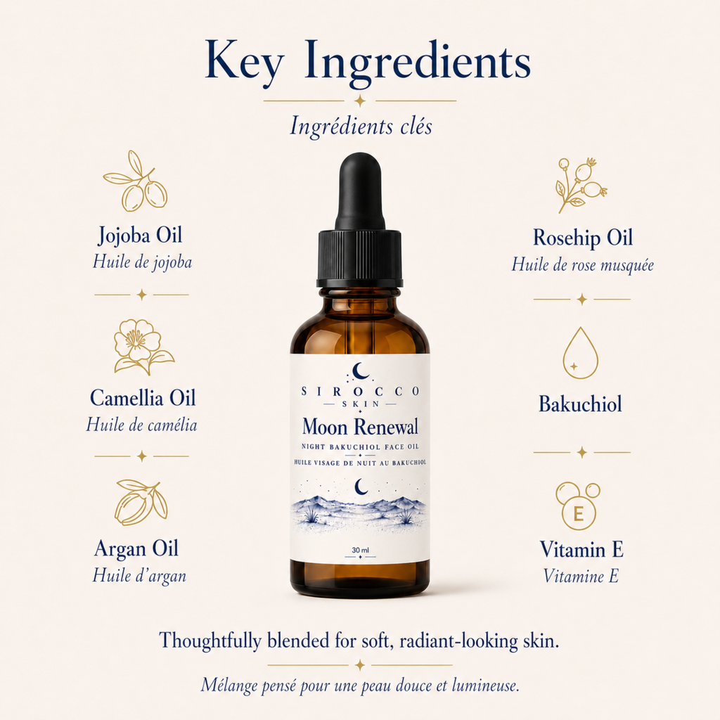 Moon Renewal – Night Bakuchiol Face Oil