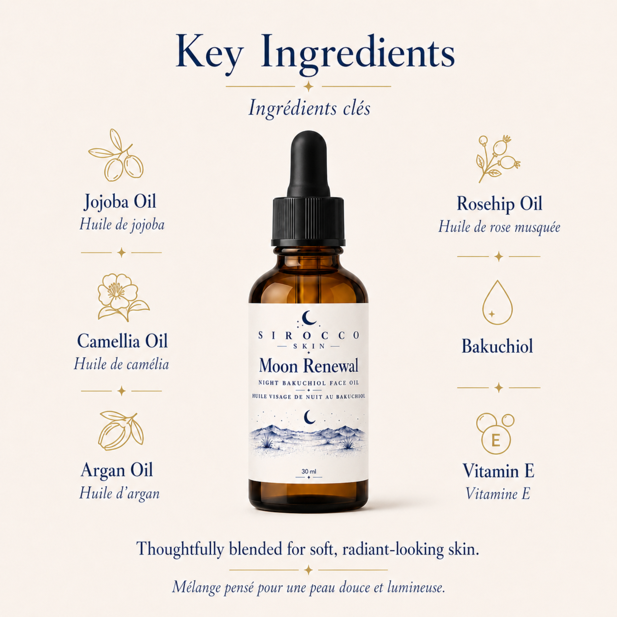 Moon Renewal – Night Bakuchiol Face Oil