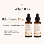 Bald-Headed Kings Duo – Beard Oil + Bald Head Oil Set