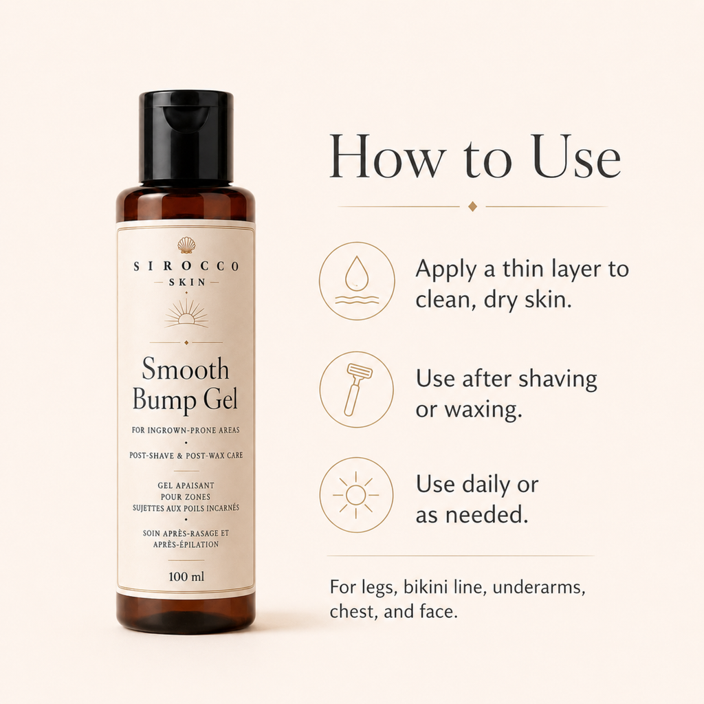 Smooth Bump Gel – Post-Shave & Post-Wax Care