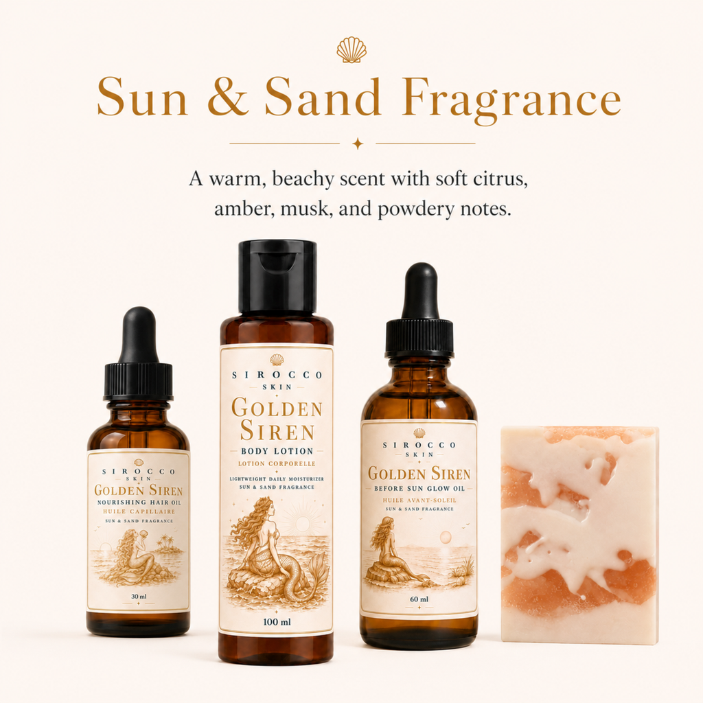 Golden Siren Sun-Kissed Body Care Ritual Set – 4-Piece Gift Set