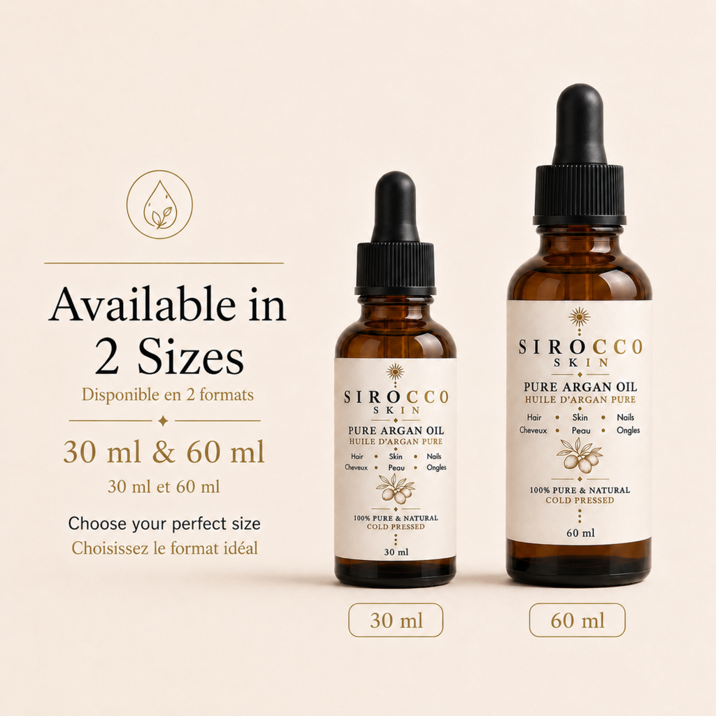 Pure Argan Oil – Face, Hair, Beard & Body Oil