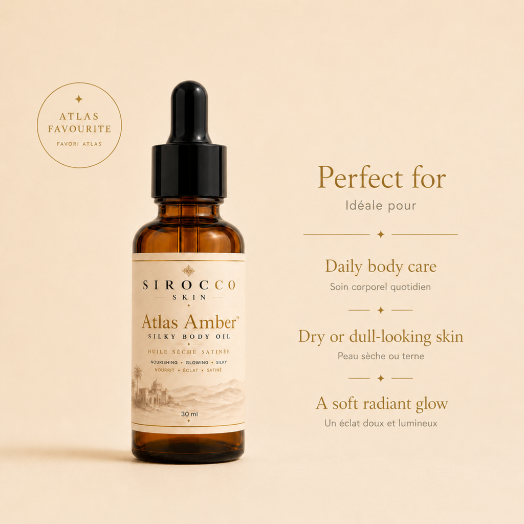 Atlas Amber Silky Body Oil – Nourishing, Glowing & Silky Skin