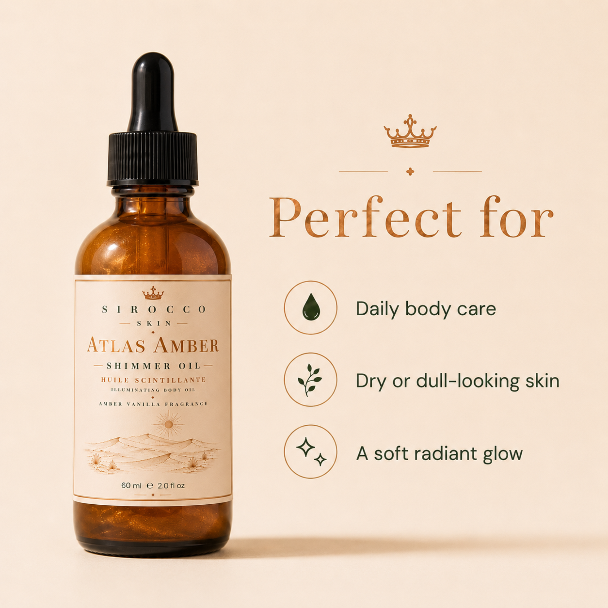Atlas Amber Shimmer Oil