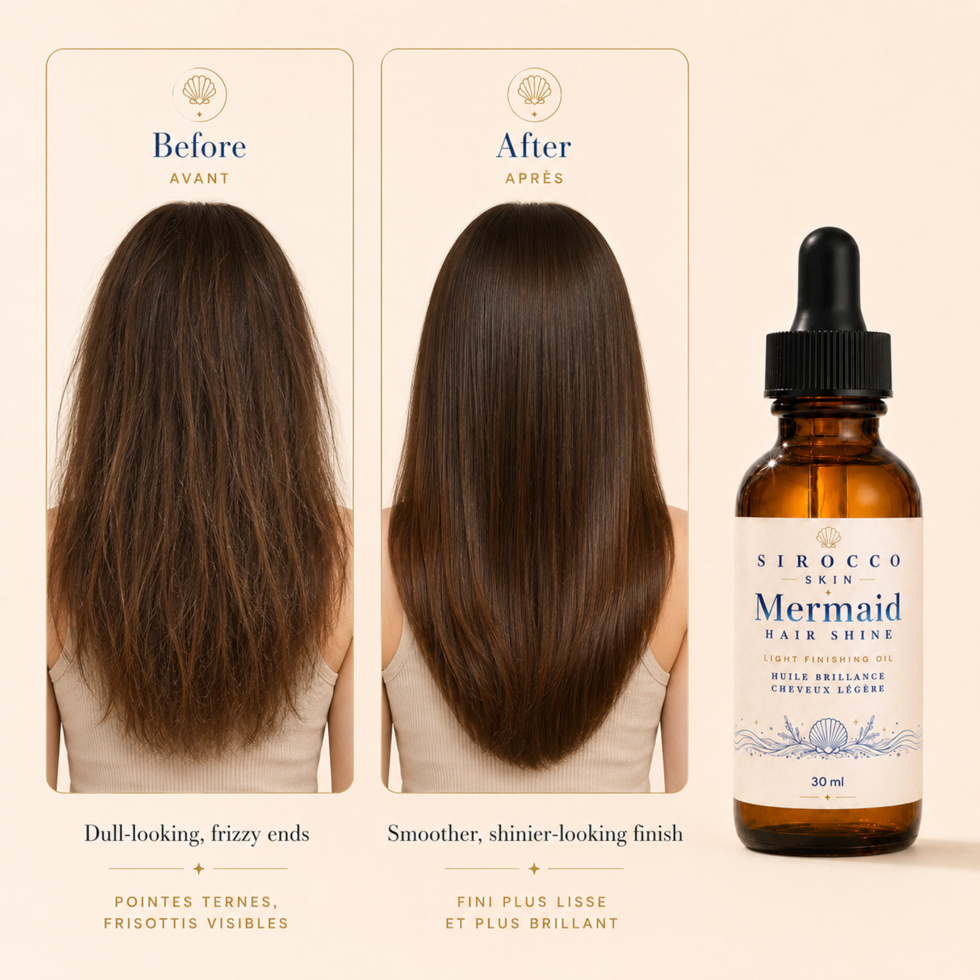 Mermaid Hair Shine – Light Finishing Oil for Shine & Frizz Control