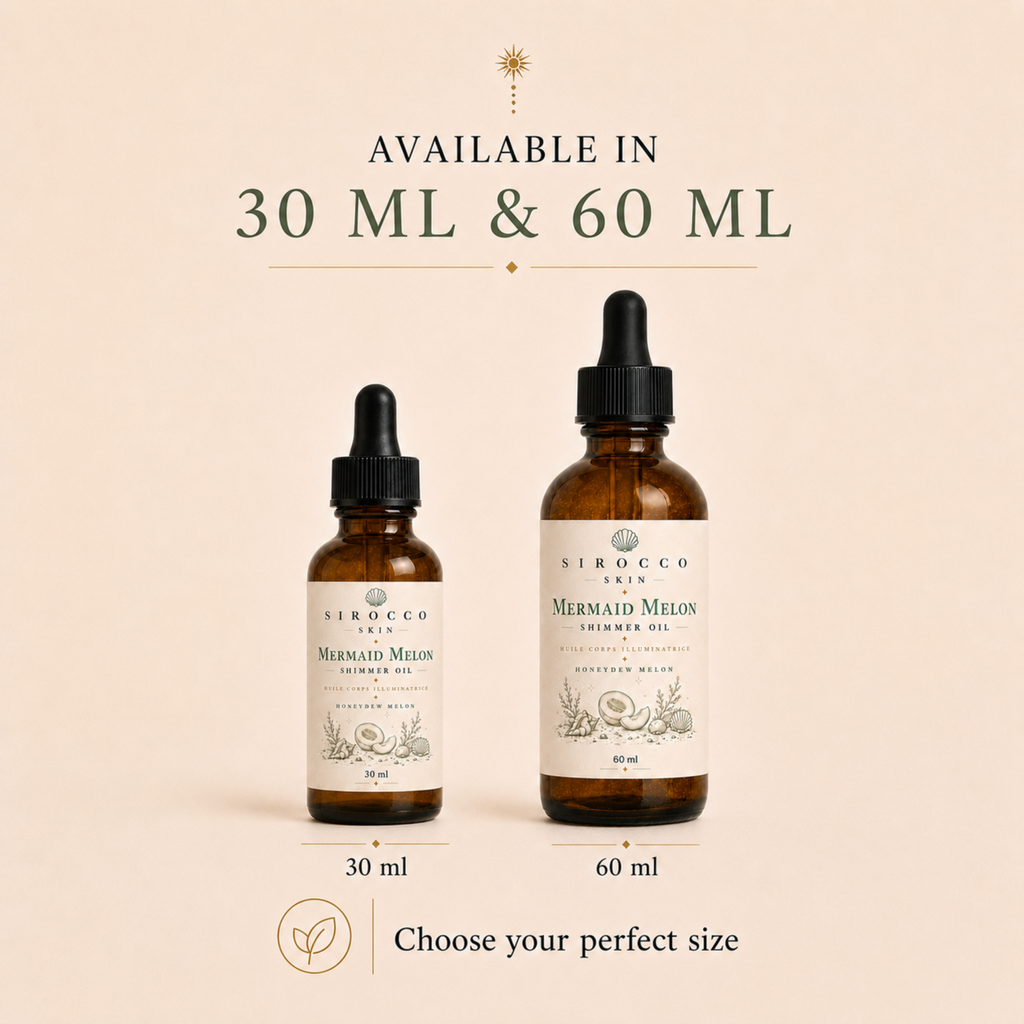 Mermaid Melon Shimmer Oil – Luminous Body Oil