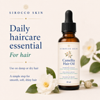 Camellia Hair Oil – Lightweight Nourishing Hair Oil for Smooth, Shiny Hair