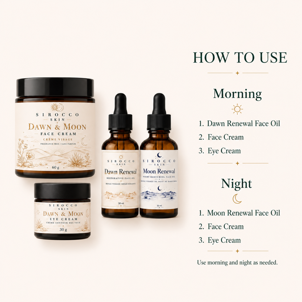 Dawn & Moon Renewal Set – Complete Face Care Ritual