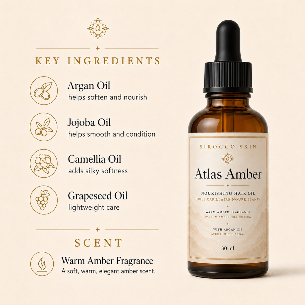 Atlas Amber Hair Oil – Nourishing Hair Oil