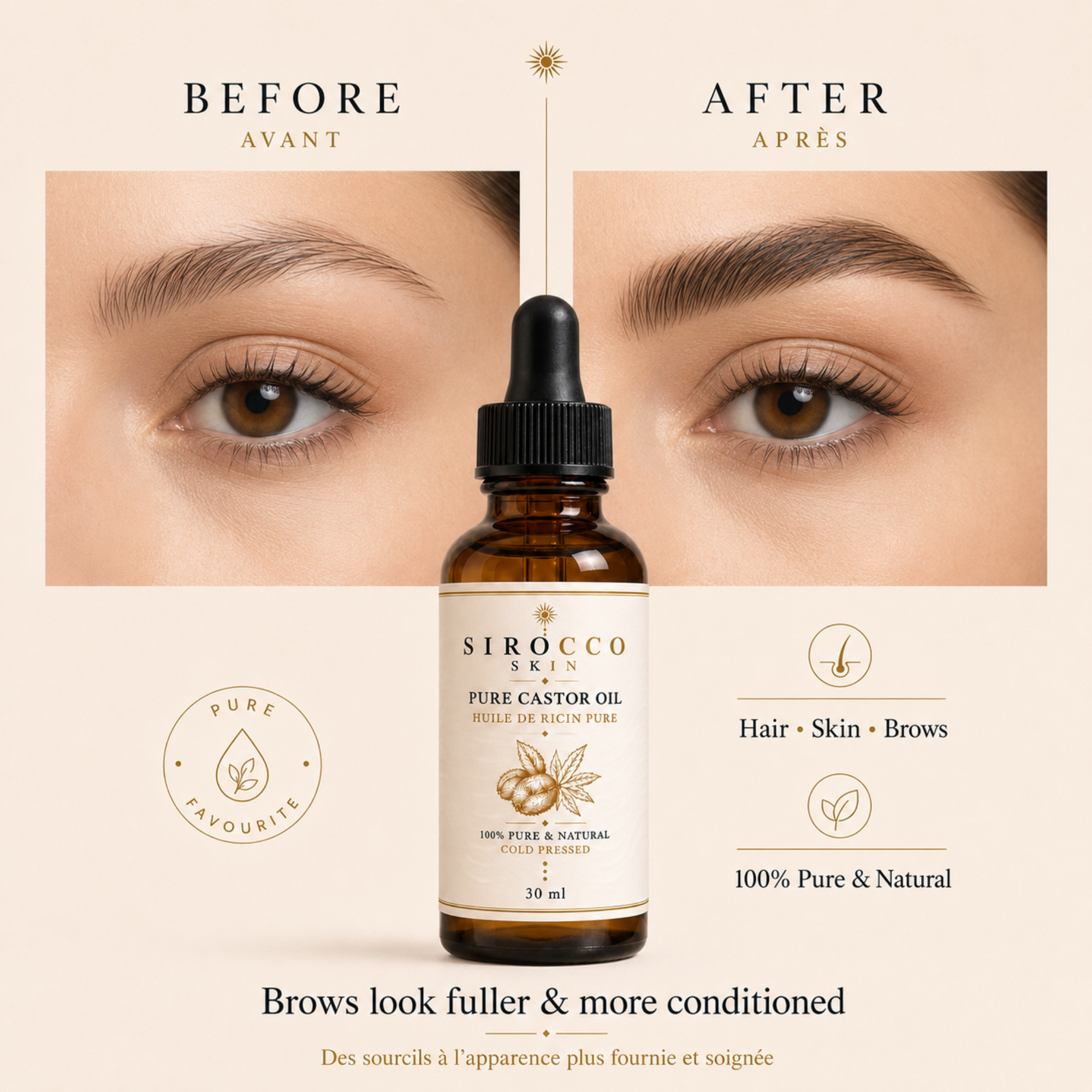 Pure Castor Oil – Hair, Skin, Nails & Cuticles