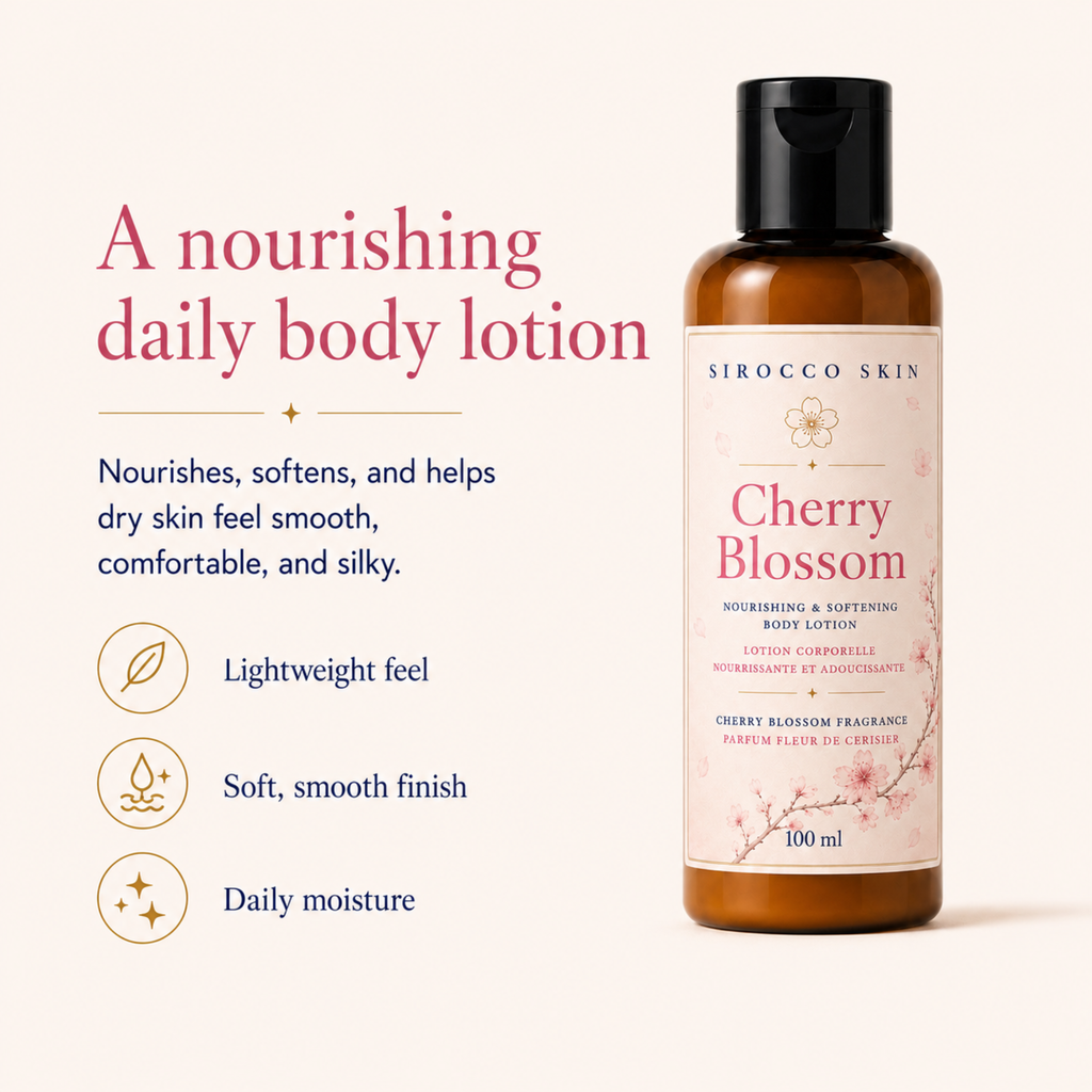 Cherry Blossom Body Lotion – Nourishing & Softening Daily Body Lotion