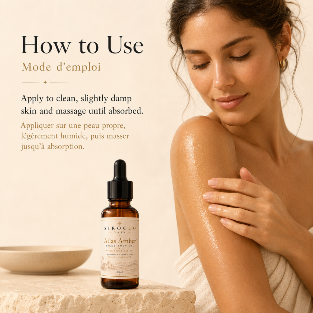 Atlas Amber Silky Body Oil – Nourishing, Glowing & Silky Skin