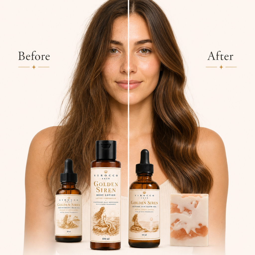 Golden Siren Sun-Kissed Body Care Ritual Set – 4-Piece Gift Set